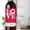 Personalised LOVE Wine Gift