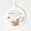 Personalised First Mother's Day Ceramic Ornament