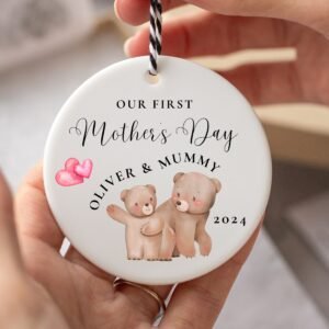 New Mum’s First Mother’s Day Ceramic Heart Gift