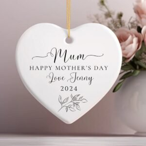 Mothers Day Gift from Daughter Personalised Ceramic Keepsake