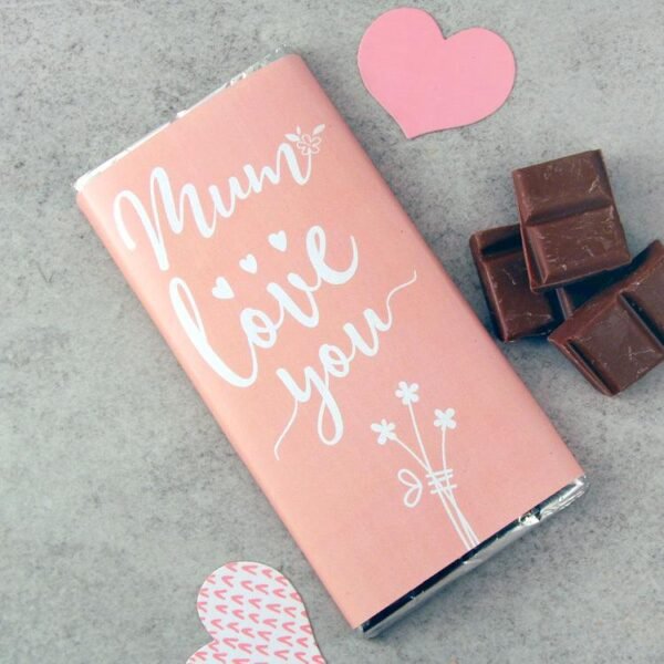 Mum Love You Chocolate Bar