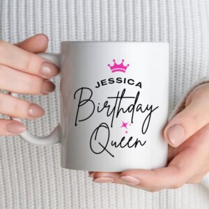 Personalised Birthday Queen Mug