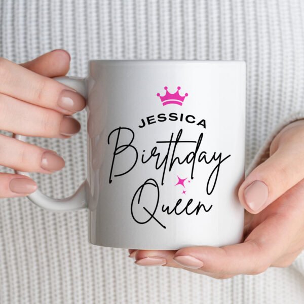 Personalised Birthday Queen Mug